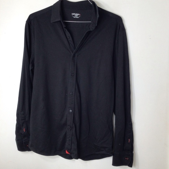 Untuck It button up shirt men large black - Picture 10 of 10